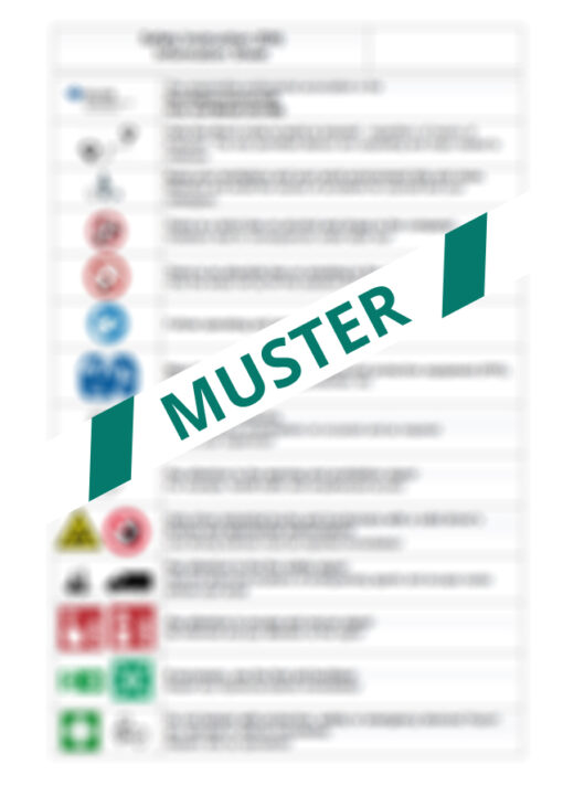 Unterweisungs(kurz)blatt - BGN (deutsch) [Digital]